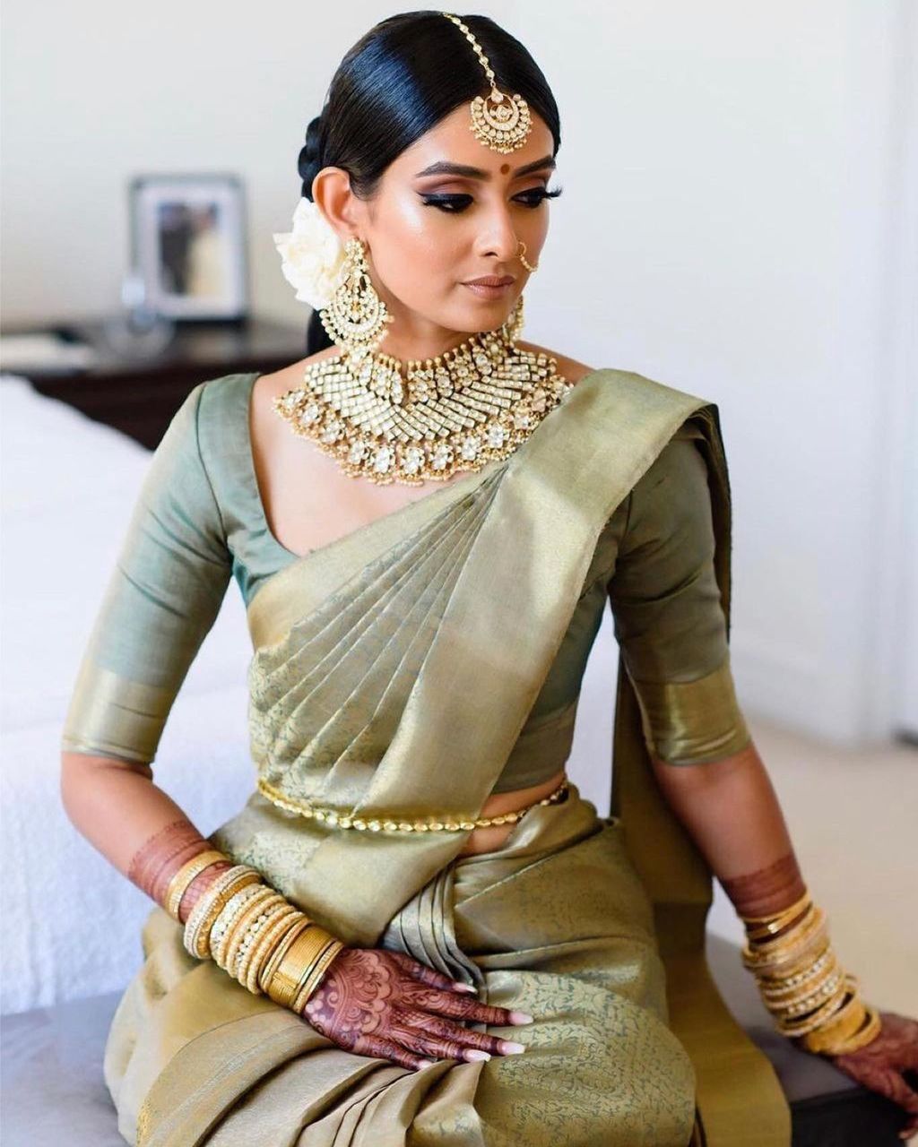 Single pleat saree draping hot sale